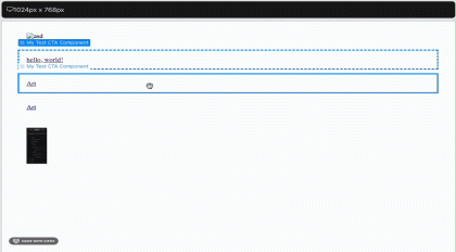 Component states in action: hover and active/focus.