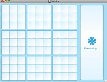 Sudoku generating a random sudoku