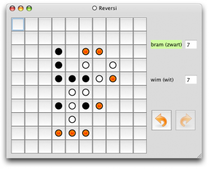 Reversi on OS X Tiger